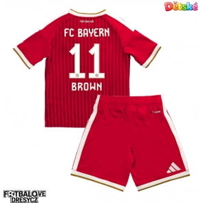 Bayern Munich Nathaniel Brown #11 Dětské Domácí dres komplet 2026-27 Krátký Rukáv (+ trenýrky)